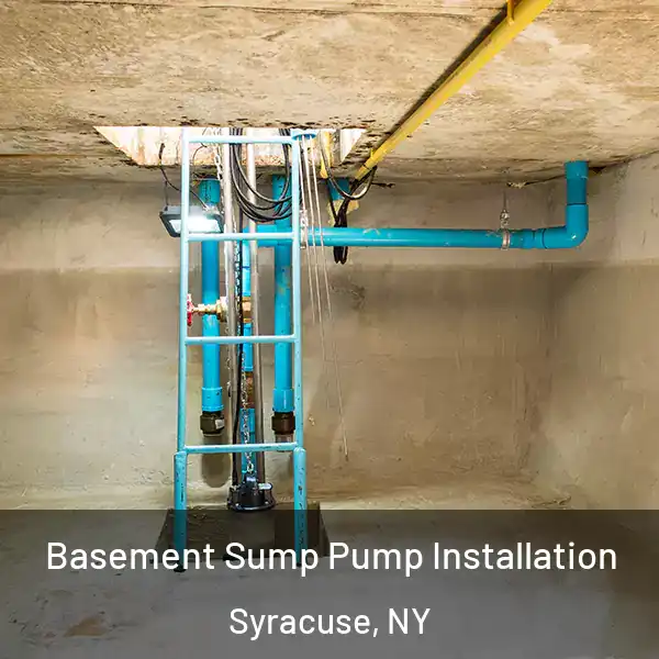  Basement Sump Pump Installation Syracuse, NY
