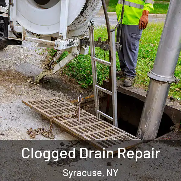  Clogged Drain Repair Syracuse, NY